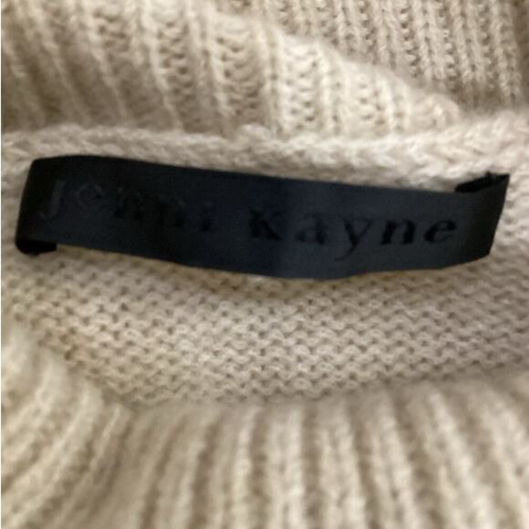 Jenni Kayne Atlas Turtleneck Sweater Merino Wool In Wheat Beige Size Small - Picture 11 of 13